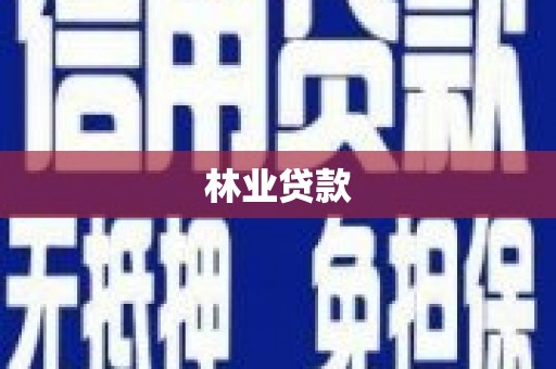 邕宁林业贷款