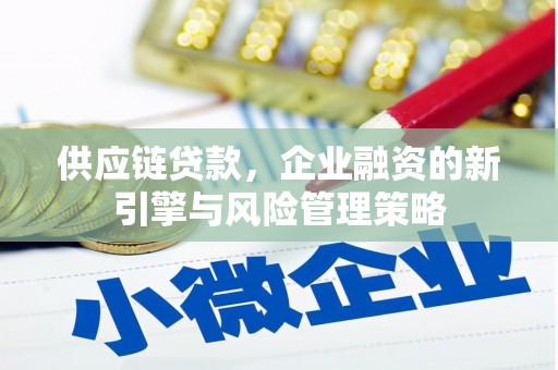 邕宁供应链贷款，企业融资的新引擎与风险管理策略