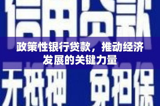 邕宁政策性银行贷款，推动经济发展的关键力量